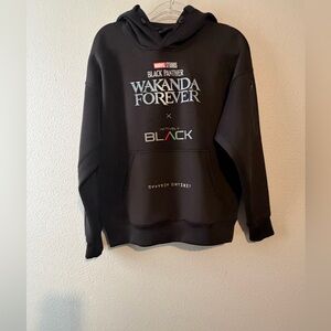 Marvel Wakanda Forever x Actively Black Merch Hoodie Men's